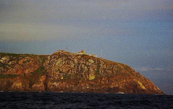 南へ向かい突き出た半島。FINISTERRE　岬